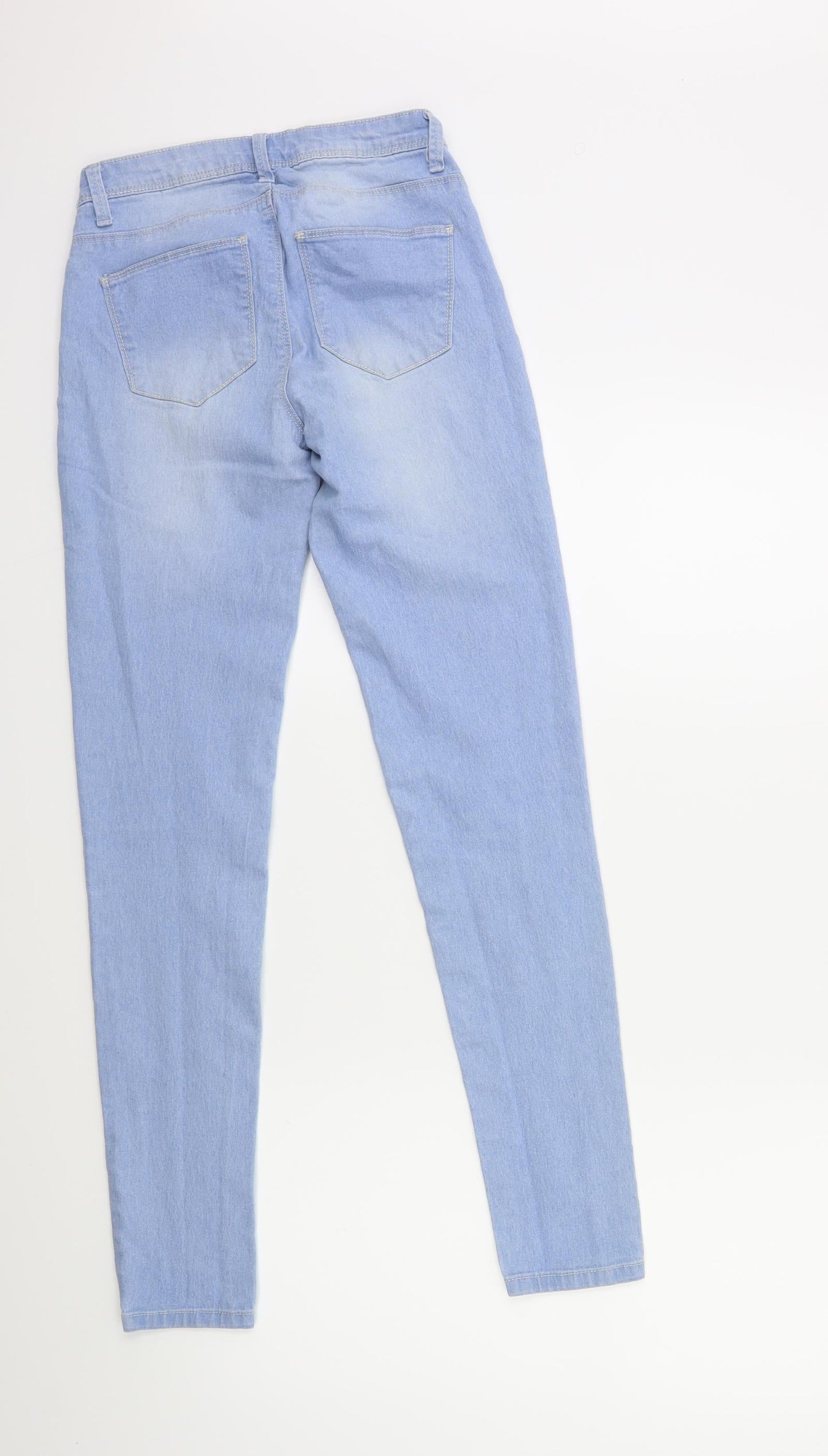 Denim & Co. Womens Blue  Denim Skinny Jeans Size 6 L28 in