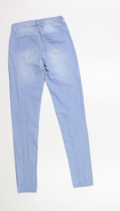 Denim & Co. Womens Blue  Denim Skinny Jeans Size 6 L28 in