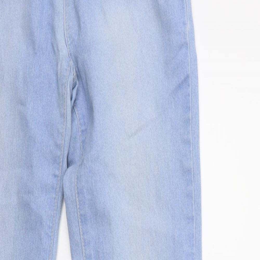 Denim & Co. Womens Blue  Denim Skinny Jeans Size 6 L28 in