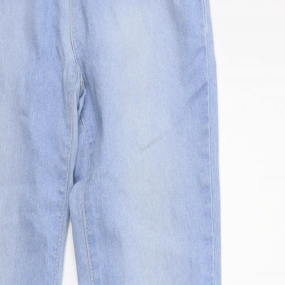 Denim & Co. Womens Blue  Denim Skinny Jeans Size 6 L28 in