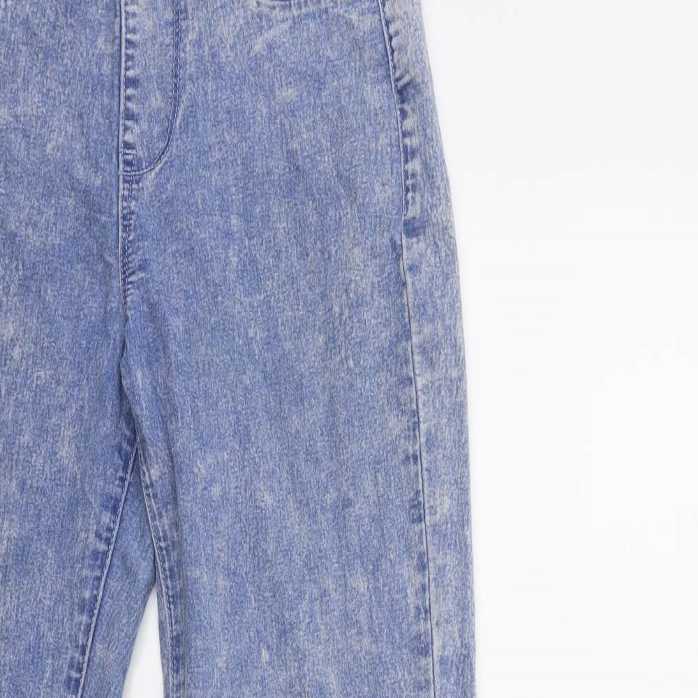 Womens UK Size 8 Preworn Regular Fit Jegging Blue Jeans