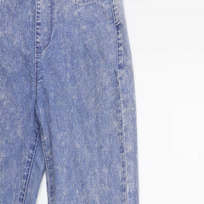 Womens UK Size 8 Preworn Regular Fit Jegging Blue Jeans