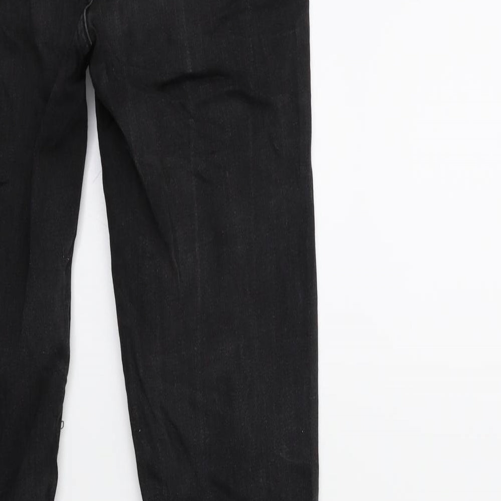 Womens UK Size 34 in RESERVED Regular Fit Skinny Black Jeans