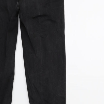 Womens UK Size 34 in RESERVED Regular Fit Skinny Black Jeans