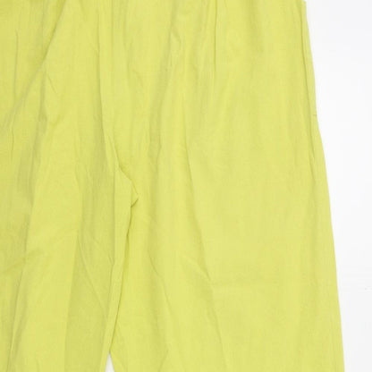 Roman Womens Yellow   Trousers  Size 20 L23 in