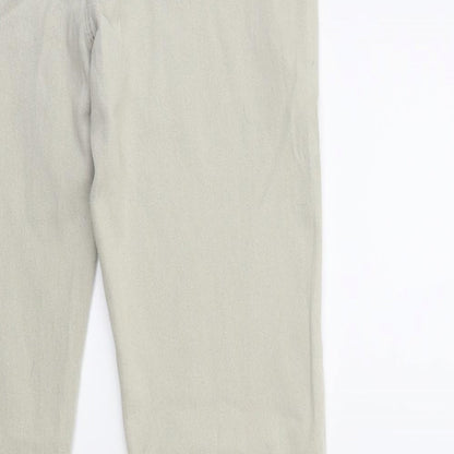 Denim & Co. Womens Grey  Denim Skinny Jeans Size 14 L29 in