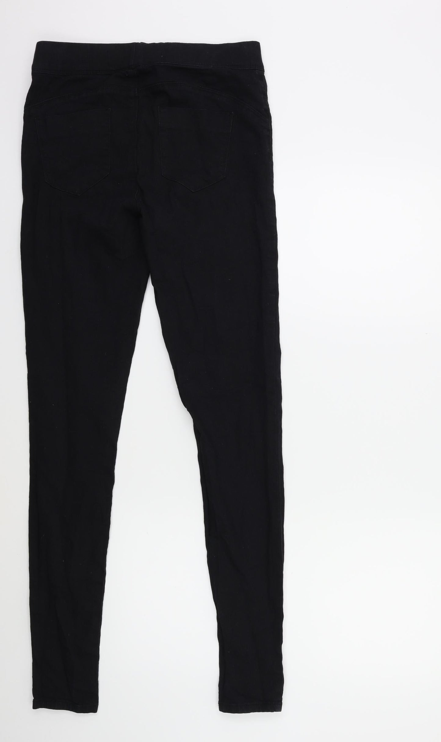 Denim & Co. Womens Black  Denim Jegging Jeans Size 10 L31 in