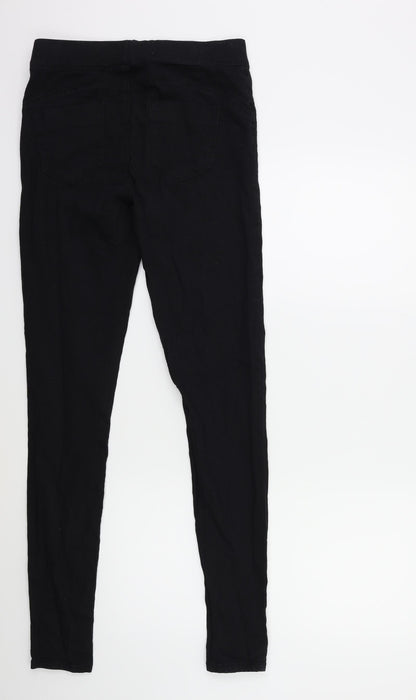 Denim & Co. Womens Black  Denim Jegging Jeans Size 10 L31 in