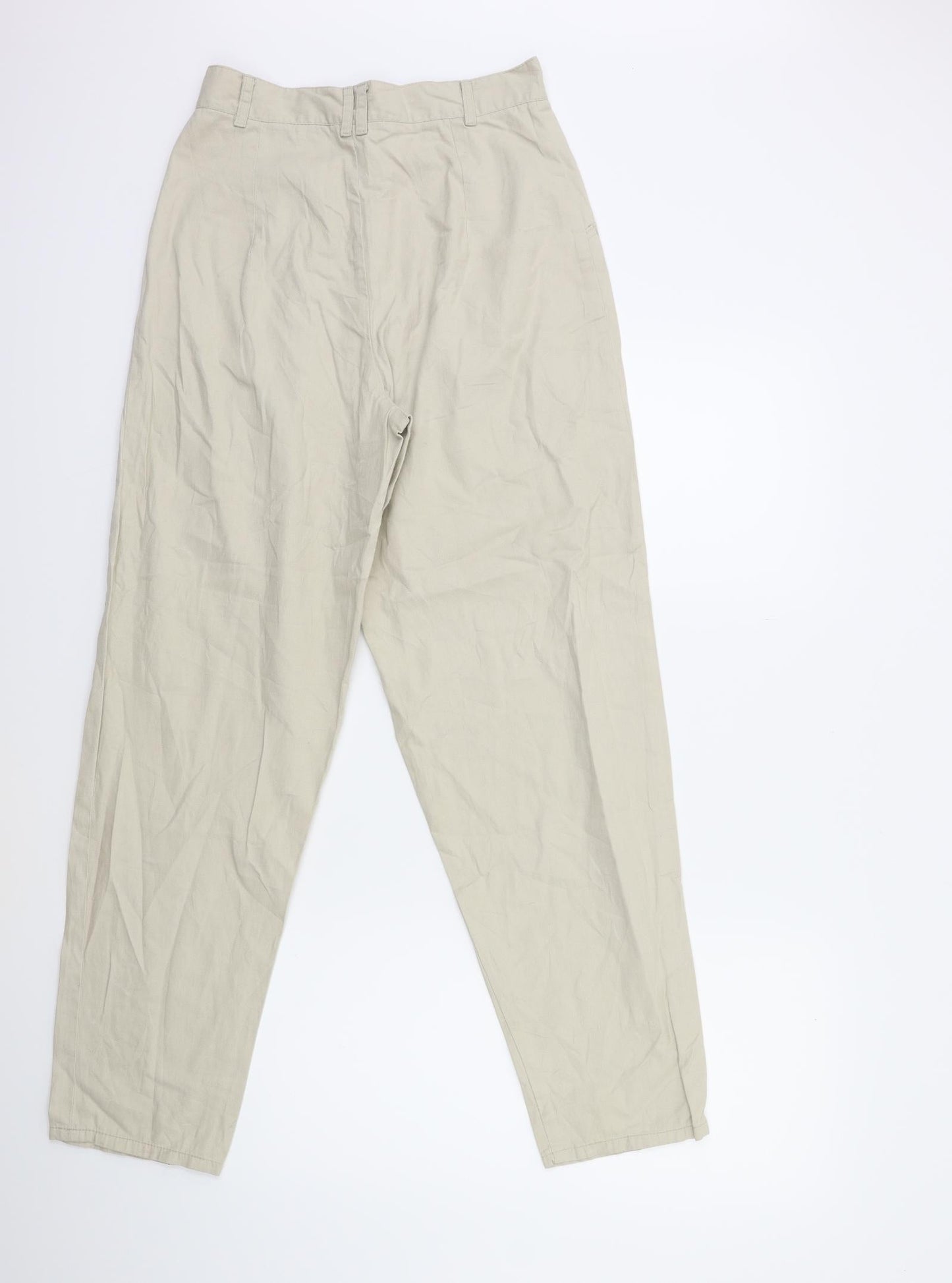 Womens UK Size 26 in Preworn Regular Fit Straight Beige Jeans