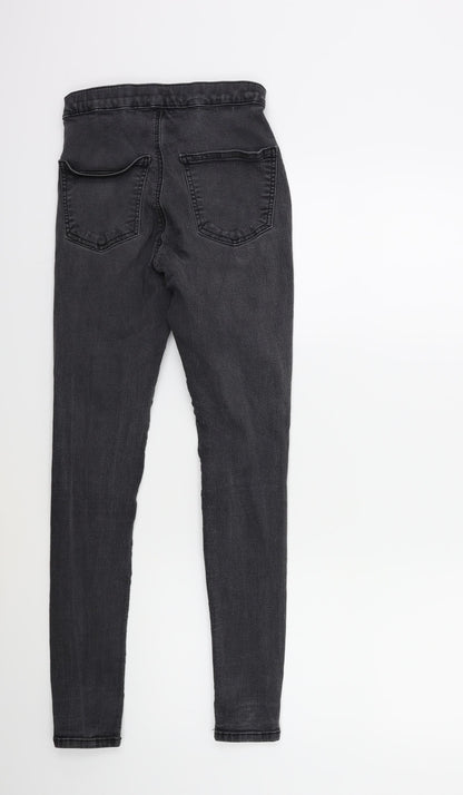 Topshop Womens Grey  Denim Skinny Jeans Size 23 in L27 in