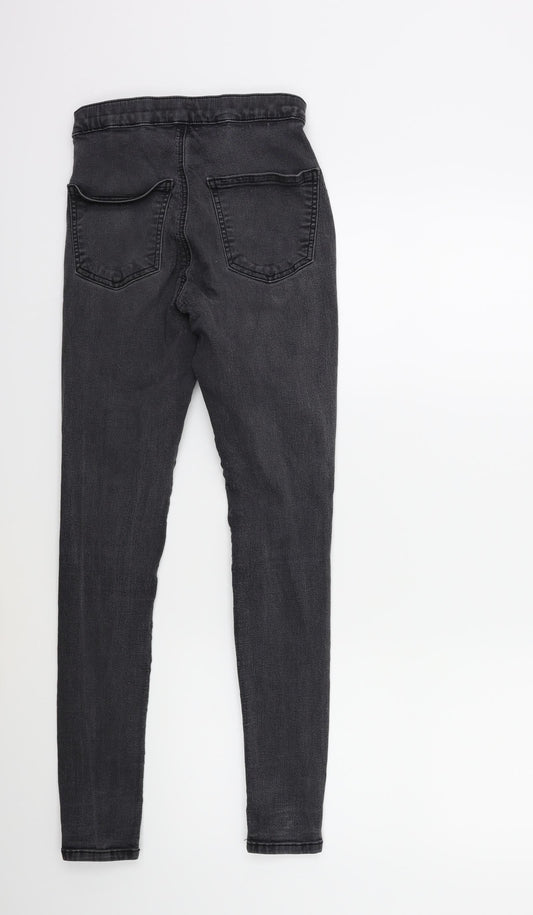 Topshop Womens Grey  Denim Skinny Jeans Size 23 in L27 in