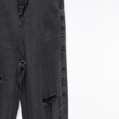 Topshop Womens Grey  Denim Skinny Jeans Size 23 in L27 in