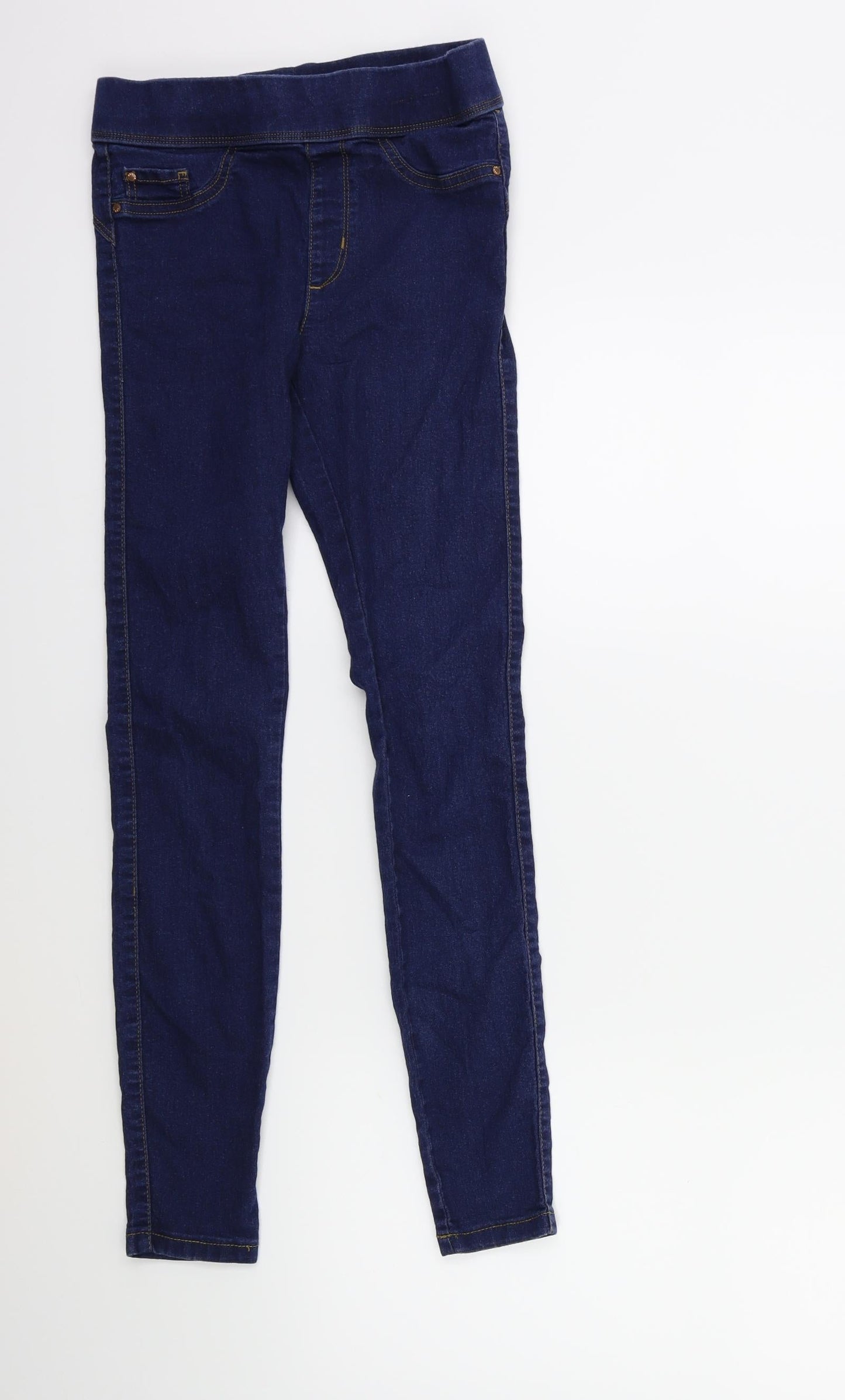 Denim & Co. Womens Blue  Denim Jegging Jeans Size 6 L26 in