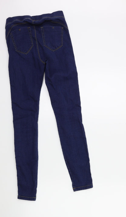 Denim & Co. Womens Blue  Denim Jegging Jeans Size 6 L26 in