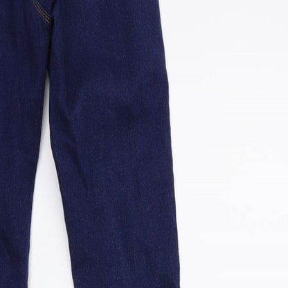 Denim & Co. Womens Blue  Denim Jegging Jeans Size 6 L26 in