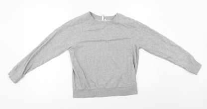 Additional front view of H&M women’s grey jumper, size S