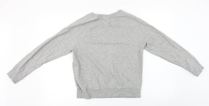 Back view of H&M women’s grey jumper, size S