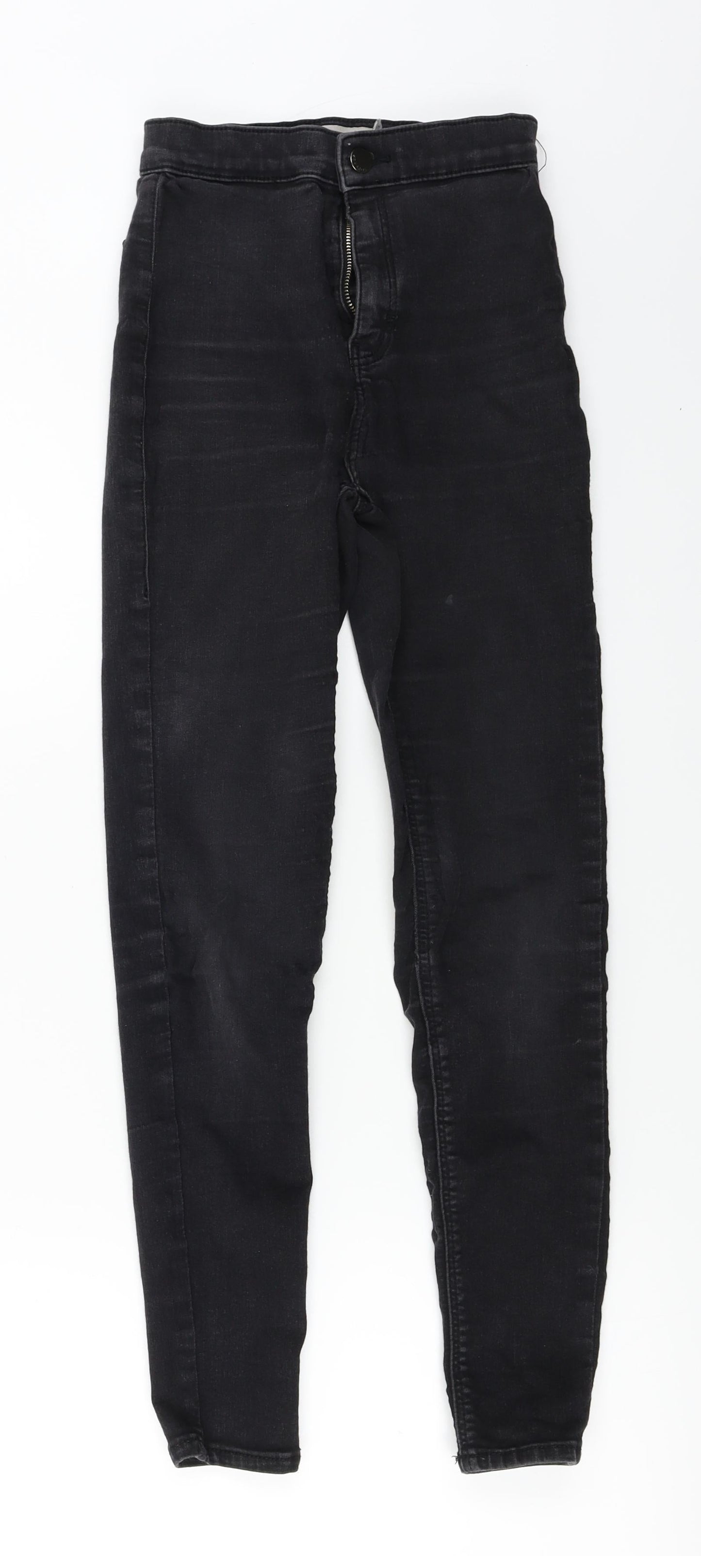 Topshop  Womens Black   Straight Jeans Size 26 in L30 in