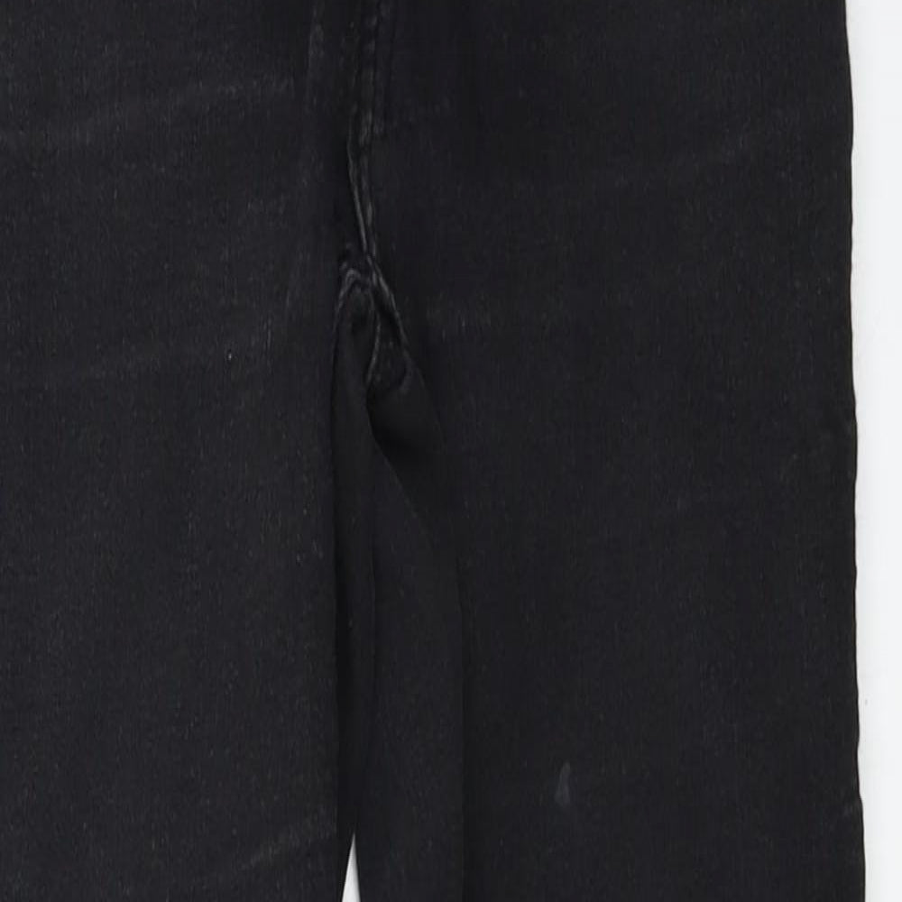 Topshop  Womens Black   Straight Jeans Size 26 in L30 in