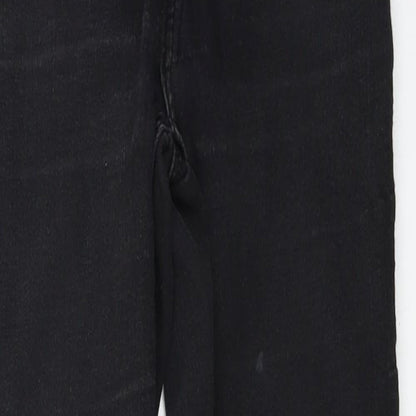 Topshop  Womens Black   Straight Jeans Size 26 in L30 in