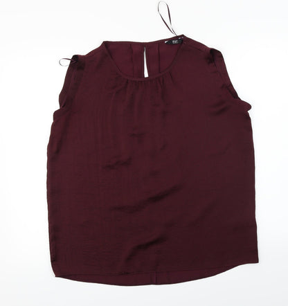 F&F  Womens Purple   Basic Blouse Size 12