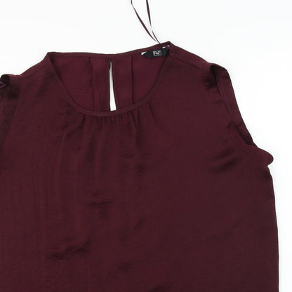 F&F  Womens Purple   Basic Blouse Size 12