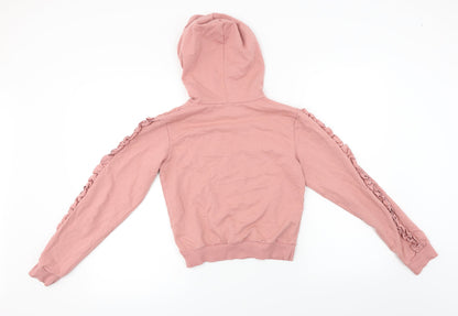 Select  Womens Pink   Pullover Hoodie Size S
