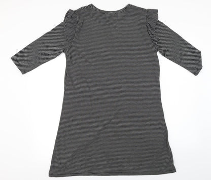 Papaya  Womens Black Striped  A-Line  Size 12