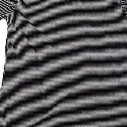 Papaya  Womens Black Striped  A-Line  Size 12