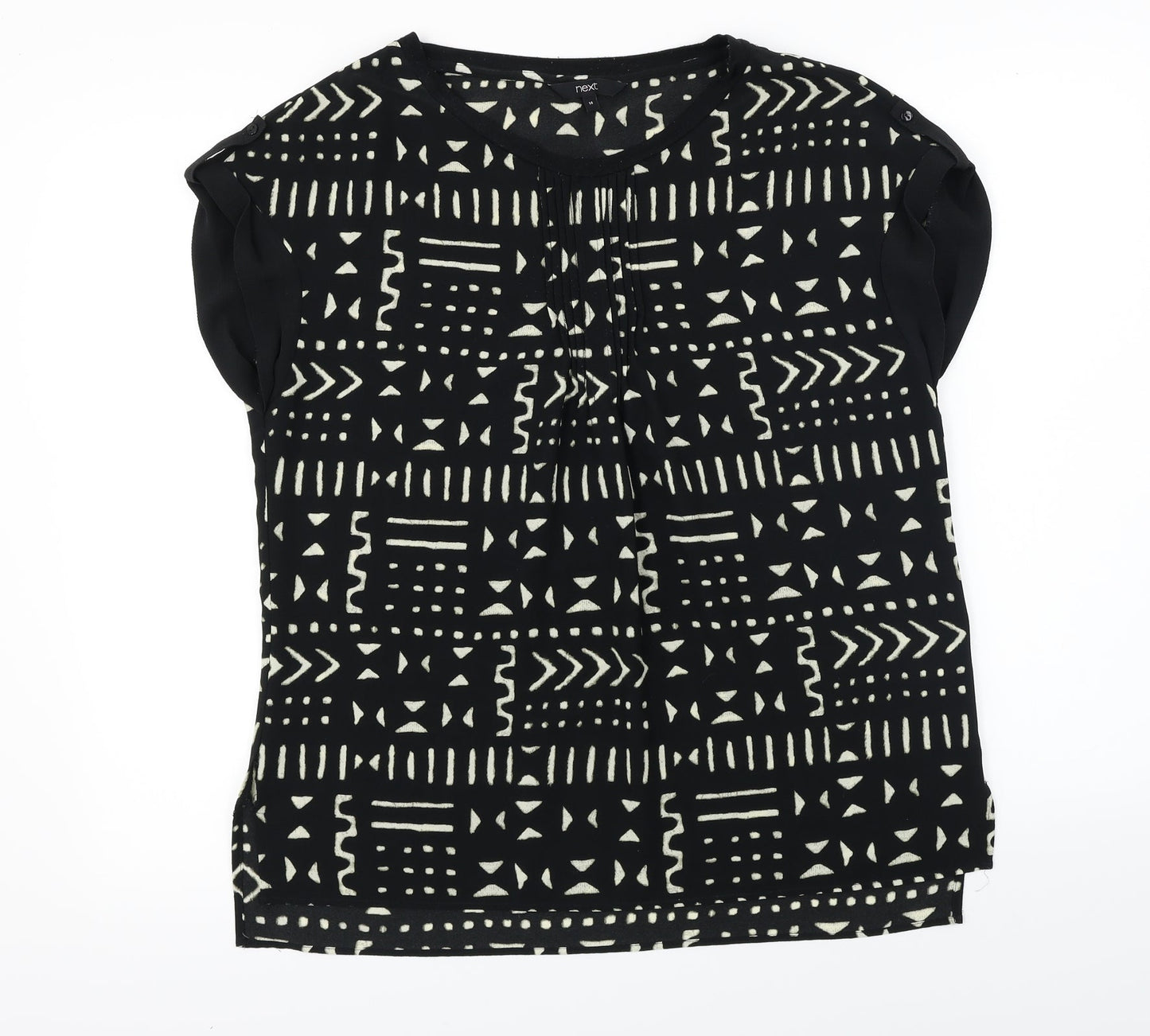 Womens UK Size 14 NEXT Black Basic T-Shirt
