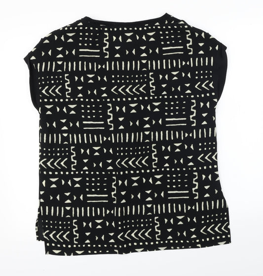Womens UK Size 14 NEXT Black Basic T-Shirt