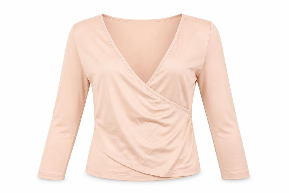 Front view of WorkOut women’s pink jumper, size UK 10