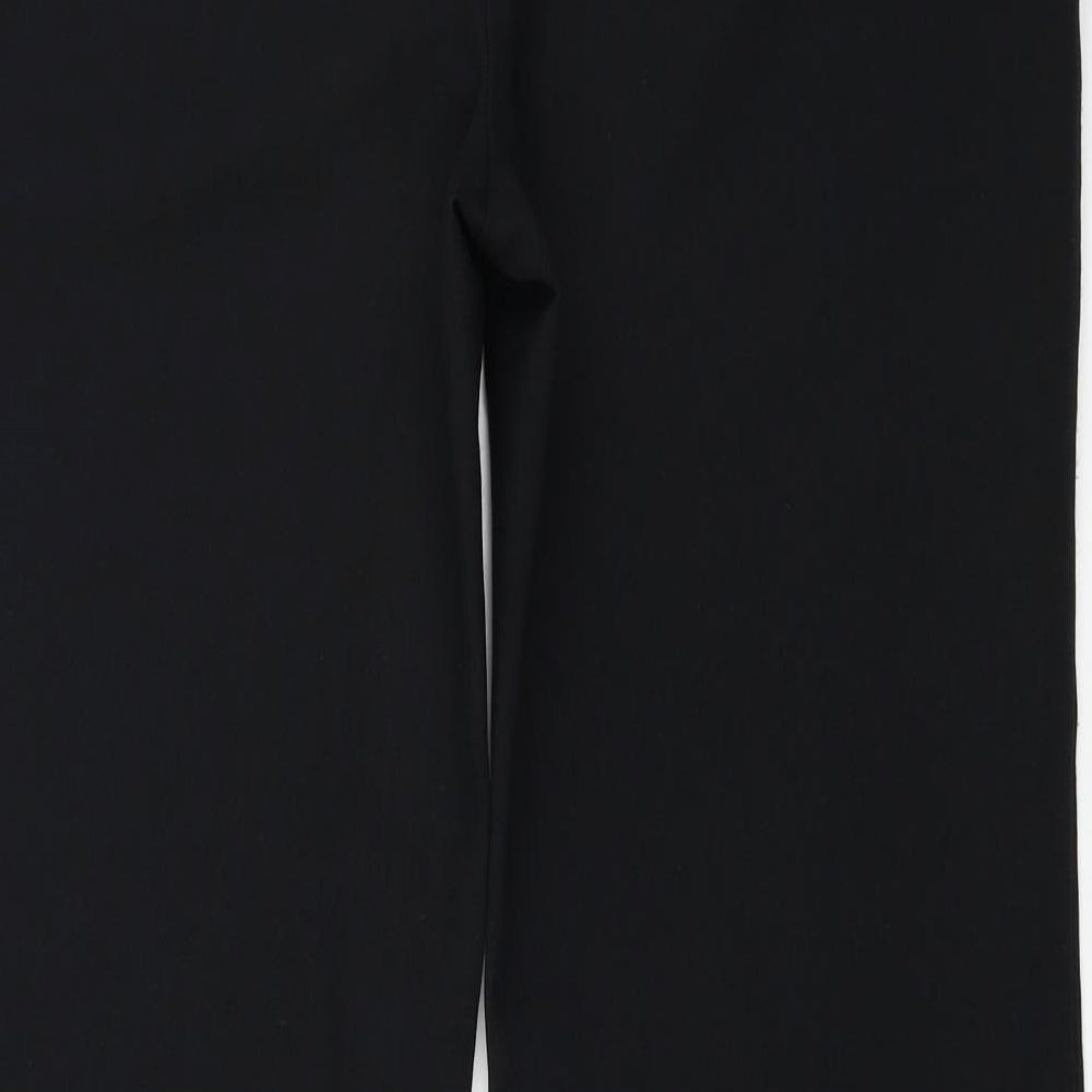 Womens UK Size 12 Marks and Spencer Regular Fit  Black Trousers