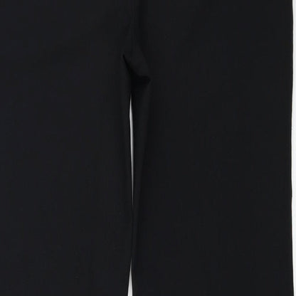 Womens UK Size 12 Marks and Spencer Regular Fit  Black Trousers