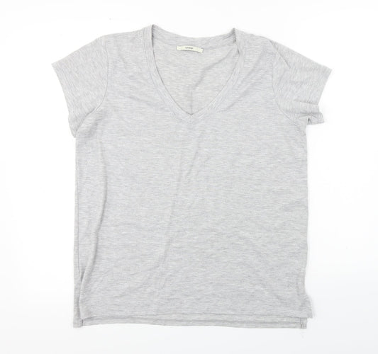 George  Womens Grey   Basic T-Shirt Size 12