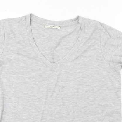 George  Womens Grey   Basic T-Shirt Size 12