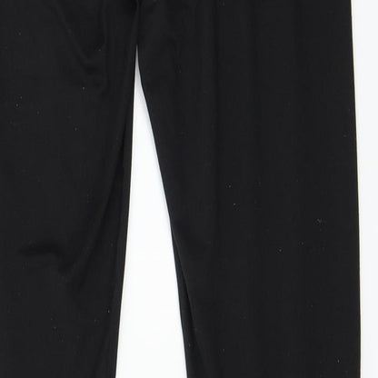 Womens UK Size 26 in Preworn Regular Fit  Black Trousers
