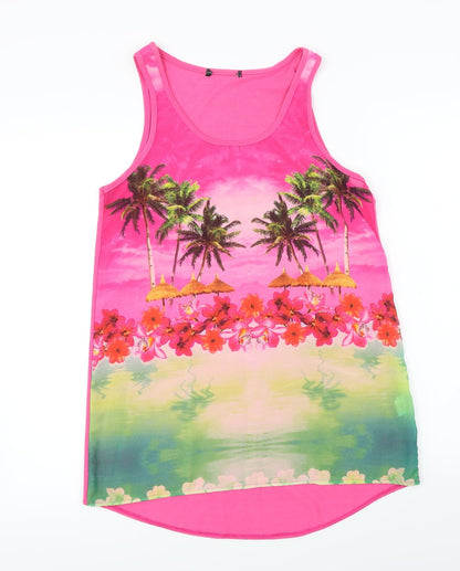Womens UK Size 10 Atmosphere Pink Basic Blouse