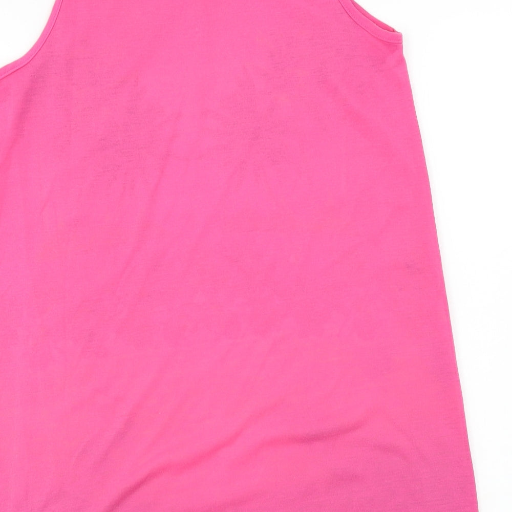 Womens UK Size 10 Atmosphere Pink Basic Blouse