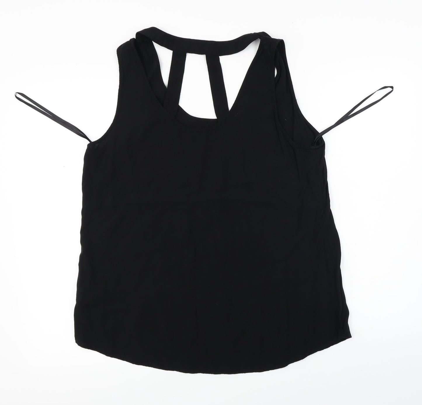 Womens UK Size 16 New Look Black Basic T-Shirt