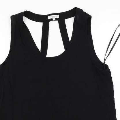 Womens UK Size 16 New Look Black Basic T-Shirt