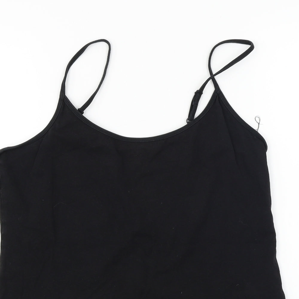 Papaya  Womens Black   Basic T-Shirt Size 16