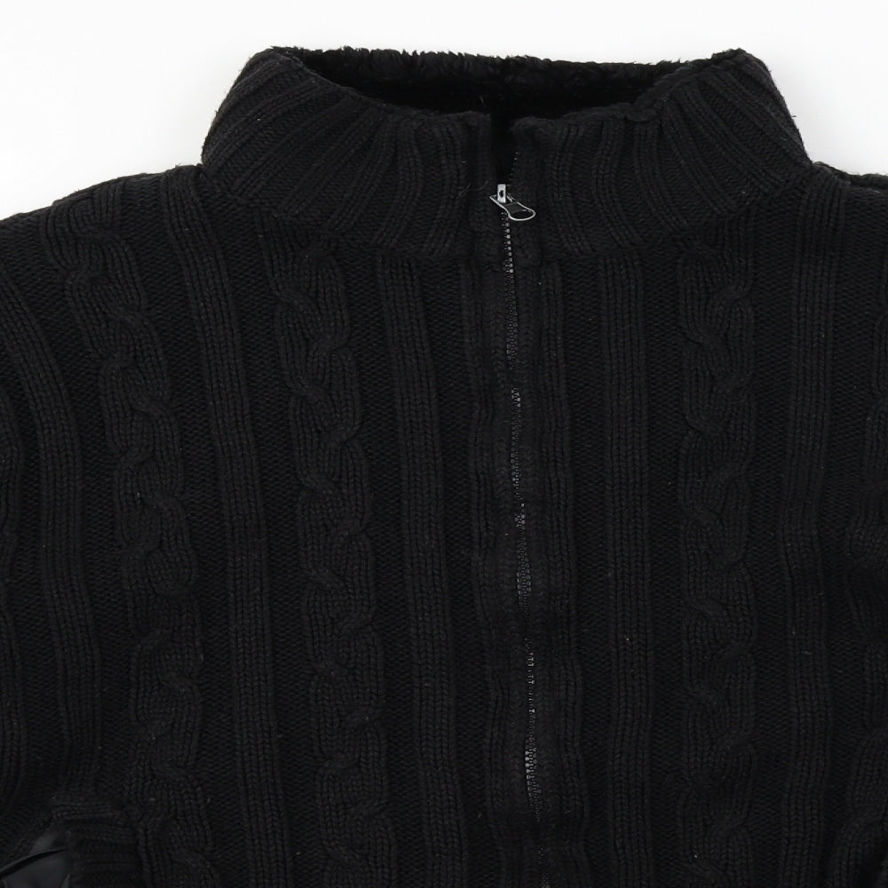 Mens UK Size L Urban Minds Black Jacket
