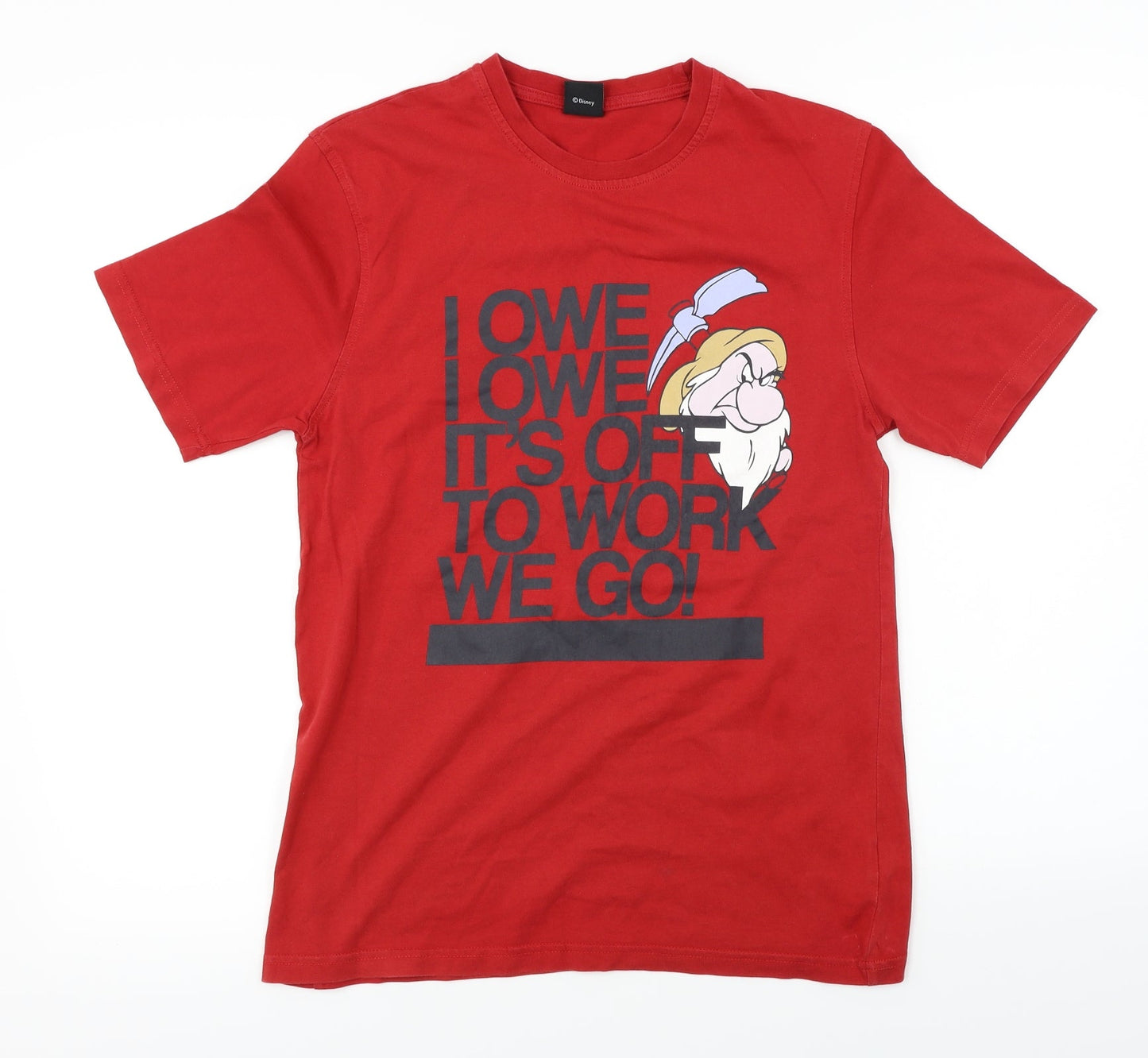 George  Womens Red   Basic T-Shirt Size S