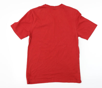George  Womens Red   Basic T-Shirt Size S