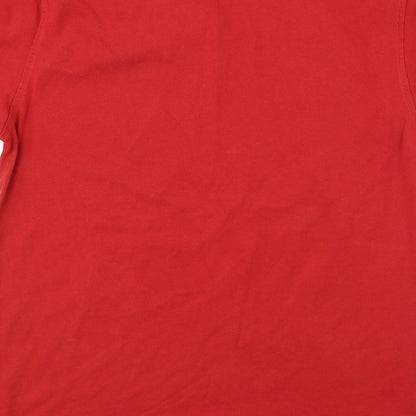 George  Womens Red   Basic T-Shirt Size S
