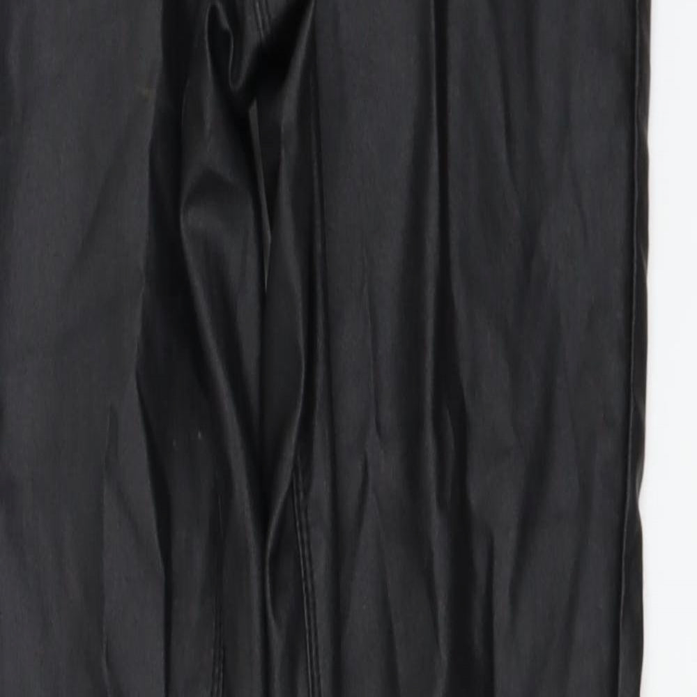 Womens UK Size 10 denim co Regular Fit  Black Trousers