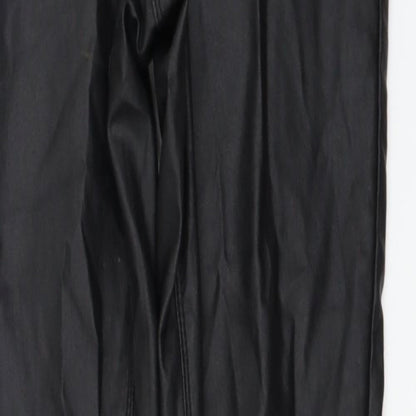 Womens UK Size 10 denim co Regular Fit  Black Trousers