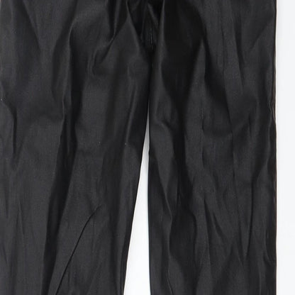 Womens UK Size 10 denim co Regular Fit  Black Trousers