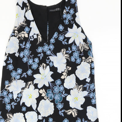 Atmosphere  Womens Black Floral  A-Line  Size 12